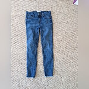 Madewell Jeans Size 8, 9" High Rise Skinny